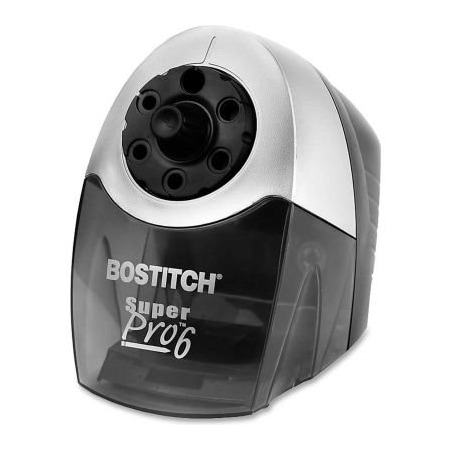 Bostitch Stanley Bostitch SuperPro 6-Hole Industrial Electric Pencil Sharpener 7.5in x 5in x 9in Gray EPS12HC